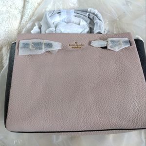 Kate Spade Holden Street Lanie Tote Bag - Modest/ Bl (Morning Frost/ Black) NWT